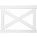 Beliani Cadeira de jardim BALTIC Branco