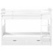 Beliani Beliche Pinho ALBON 97x208 Branco
