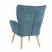 Cadeirão decorativo TYRA Azul