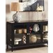 Beliani Vitrina NEWPORT 115 Preto
