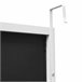 [en.casa] Espelho de porta Lesina com 2 ganchos de alumínio 120x37cm - Preto [en.casa] 37x2 Branco