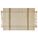 Beliani De tejido plano YELMEZ 140x200 Bege