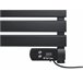 Toalheiro eléctrico compacto 100W Preto