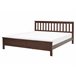 Beliani Cama com estrado Pinho MAYENNE 169x208 Castanho