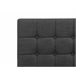 Beliani Cama com estrado Poliéster DUKE 161x216 Cinza Escuro