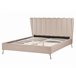 Beliani Cama Terciopelo MIRIBEL 187x218 Bege