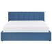 Beliani Cama com estrado Poliéster DREUX 171x214 Azul