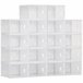 Armário Modular PP HOMCOM, casa - móveis de armazenamento 28 Branco Veta