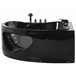 Banheira de interior Beliani TOCOA 146x205 Preto