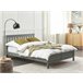 Beliani Cama com estrado Pinho MAYENNE 149x208 Castanho