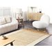 Beliani De tejido plano DEDEMLI 160x230 Bege