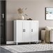 Aparador Melamina de Madeira HOMCOM 90 Branco