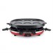 Grelhador Raclette 8 pessoas 4 em 1 Rp412 H.koenig Preto/ Vermelho