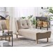 Beliani Chaise longue Poliéster ALSTEN Bege