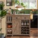 Aparador de jantar com compartimentos cúbicos SoBuy SVW20-N Natural