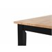 Beliani Mesa de jantar HOUSTON 75x120 Preto