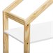 Estante infantil para casa com gaveta organizadora de móveis para quarto cor branca e carvalho 60x121x30 cm Branco