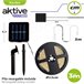Tiras de LED solares autoadesivas Aktive Multicor