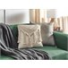 Beliani Almofada decorativa BEDADI Bege