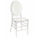 Beliani Silla de comedor MONTROSE Transparente