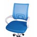 Beliani Cadeira de escritório SOLID Azul
