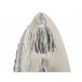 Beliani Almofada decorativa HELICONIA 45x45 Cinza