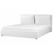 Beliani Cama com armazenamento Veludo BAJONNA 204x235 Bege