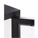 Beliani Vitrina NEWPORT 115 Preto
