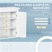 Armário de Parede Casa de Banho MDF kleankin Branco