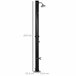 Duche Solar Exterior Liga de Zinco Outsunny Preto