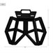 Aktive Taburete plegable camping extraresistente Preto