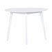 Beliani Mesa de jantar ROXBY 100x100 Branco
