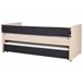 Beliani Cama com estrado Bouclé TROYES 99x213 Bege