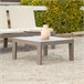 Mesa de centro exterior Wave Castanho