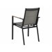 Beliani Cadeira de jardim BUSSETO Preto