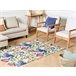 Beliani Entrelaçado FARWAN 140x200 Multicor