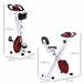Bicicleta ergométrica em forma de X Aço, ABS, PVC HOMCOM Vermelho