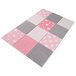 80 x 150 cm de tapete 150x80 Cinza