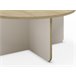 Mesa de centro redonda HILLARY Creme