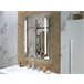Beliani Espejo de baño MARTINET 60x4 Cinza