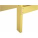 Beliani Cadeira de jardim ADIRONDACK Amarelo
