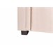 Beliani Cama com estrado Veludo LIBOURNE 102x220 Rosa Talco