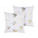 Beliani Almofada decorativa GOLDENROD 45x45 Branco