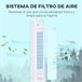 Ventoinha de Torre ABS HOMCOM, casa - aquecimento e climatização Multicor