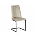 Beliani Silla de comedor LAVONIA Azul Marino