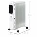Aquecedor a Óleo HOMCOM 820-275V90 Branco