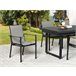 Beliani Cadeira de jardim BUSSETO Preto