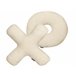 Beliani Almofada decorativa HESPERIS 46x46 Bege