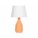 Beliani Candeeiro de mesa LAMBRE Laranja