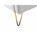 Beliani Cama com estrado Veludo AMBILLOU 177x214 Bege